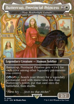 Sisay, Weatherlight Captain - Buttercup, Provincial Princess Secret Lair Drop - The Princess Bride Art